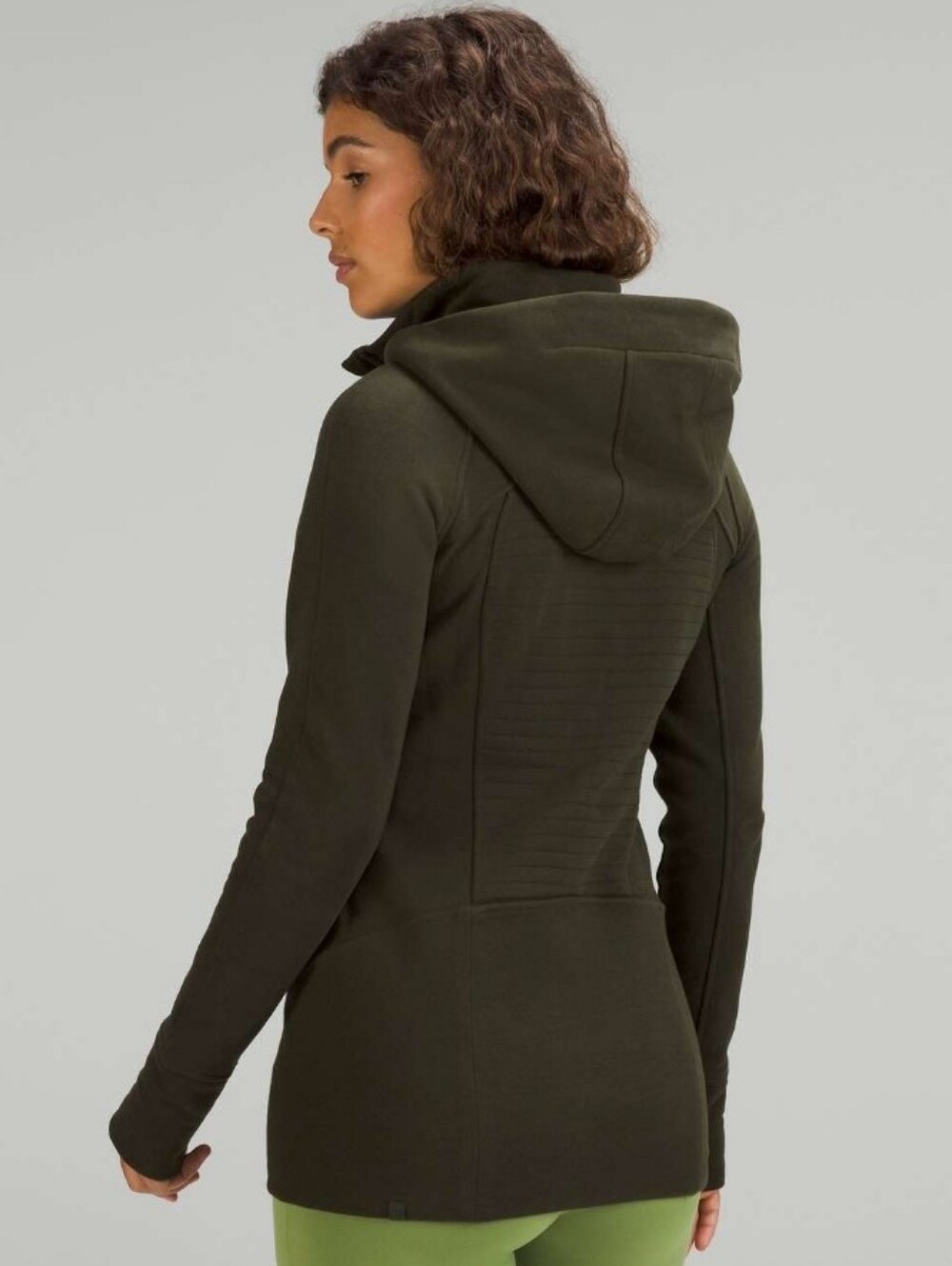 Lululemon Hooded Radiant Jacket Full-Zip Hoodie Dark Olive/ 8 - Picture 2 of 11